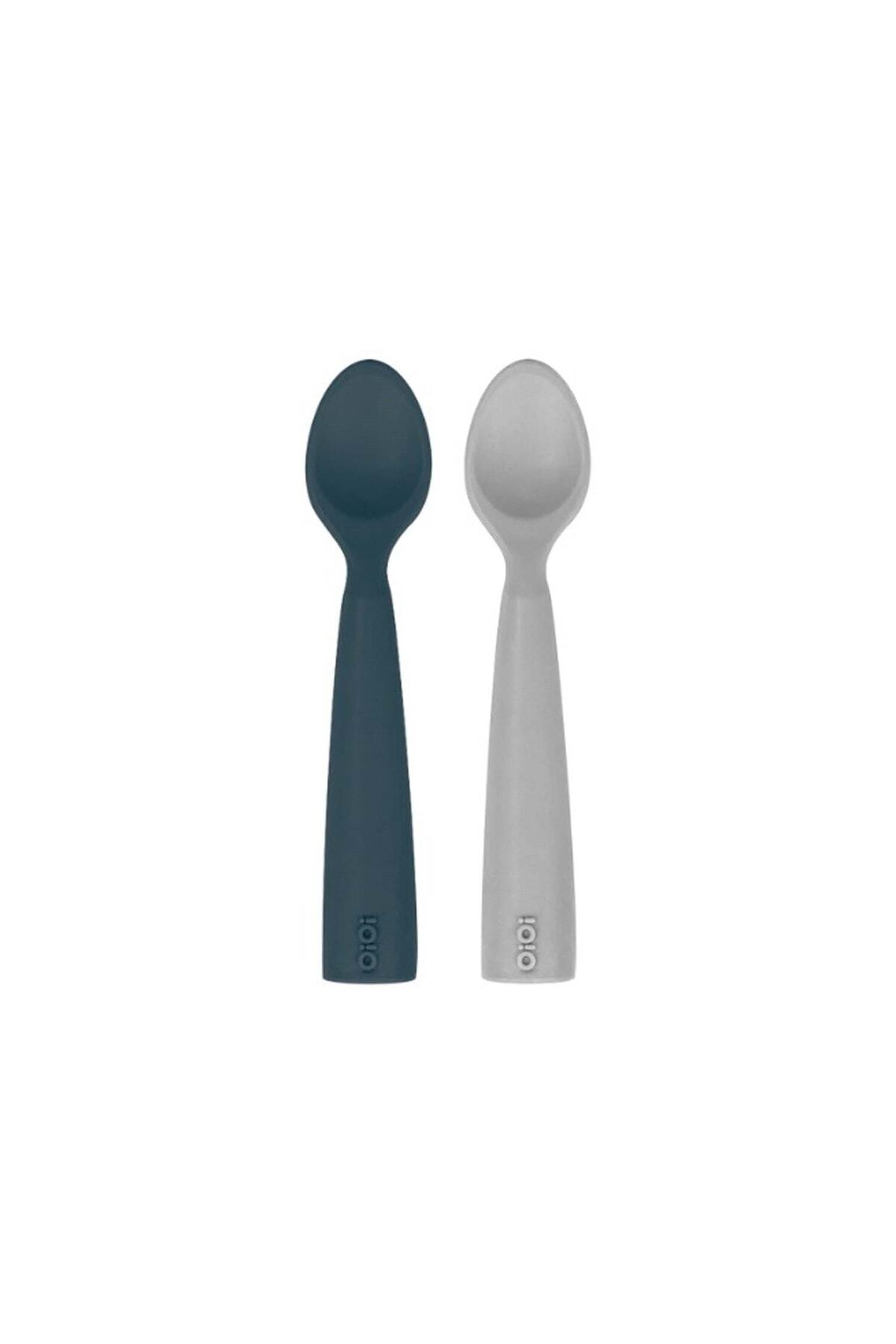 OiOi Nam Nam 2'li Silikon Mama Kaşığı