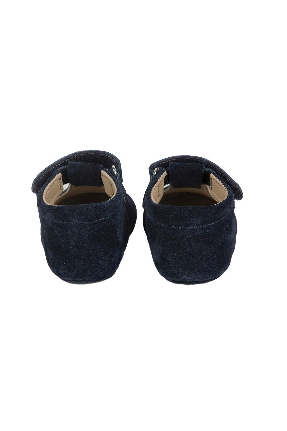 Navy blue infant shoes deals