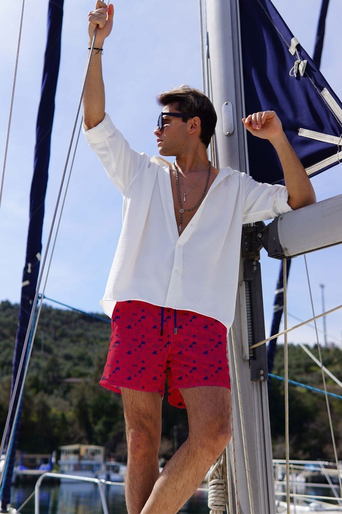 Swim shop shorts outfit