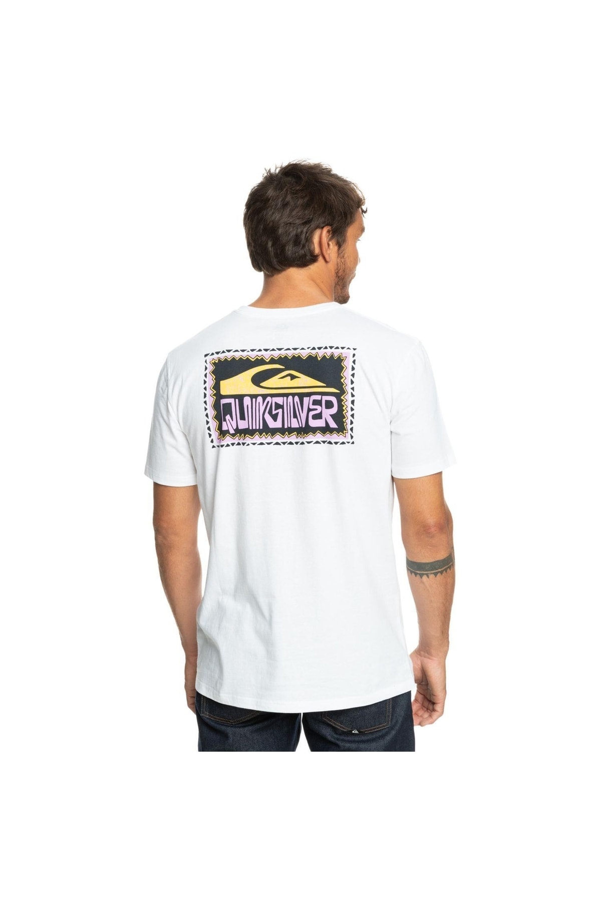 تیشرت مردانه خاکستری کوئیک‌سیلور | EQYZT07224-WBB0 اورجینال - تصویر 6