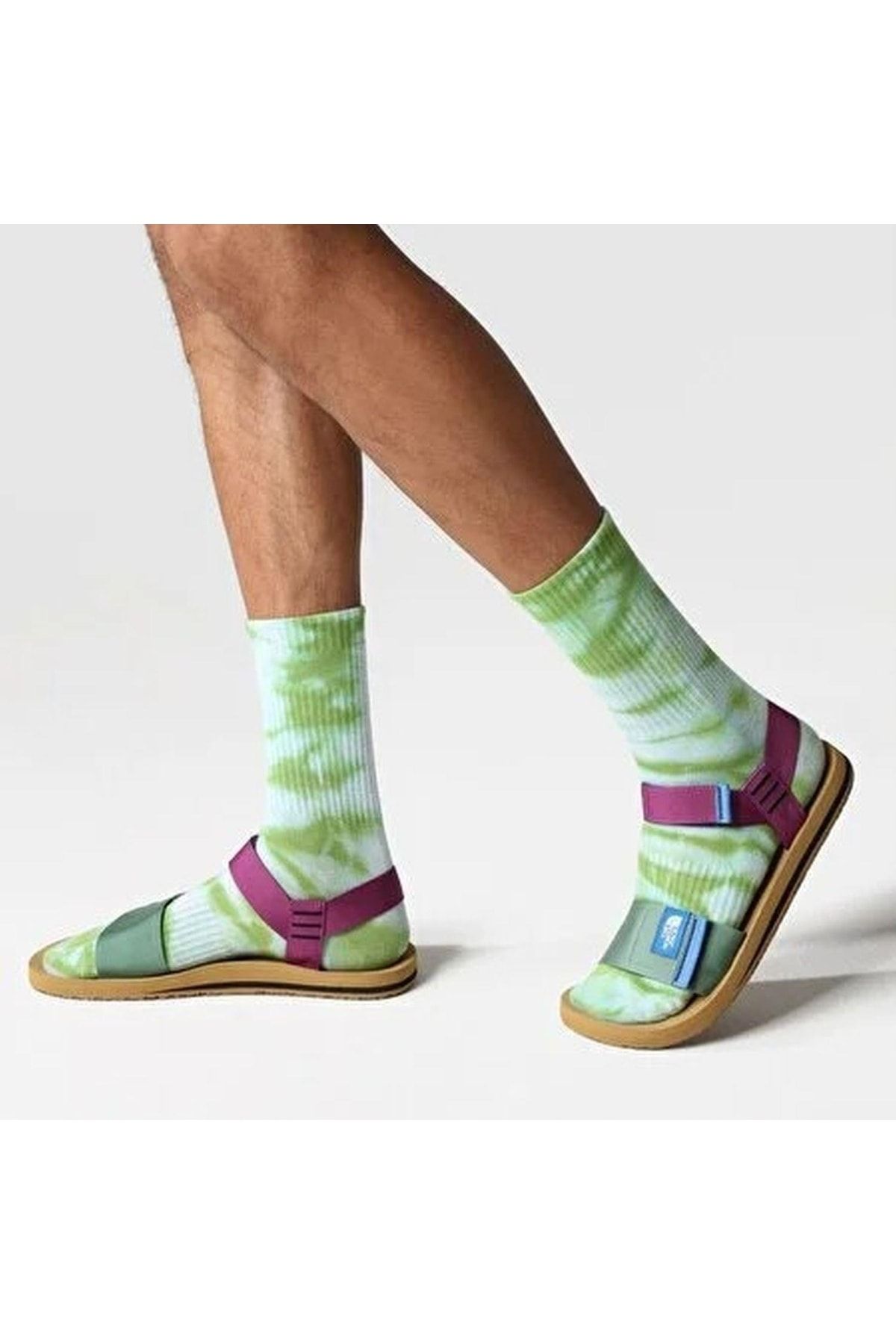 The North Face M Skeena Sandal Men Sandals NF0A46BGIOD1 بنفش سبز