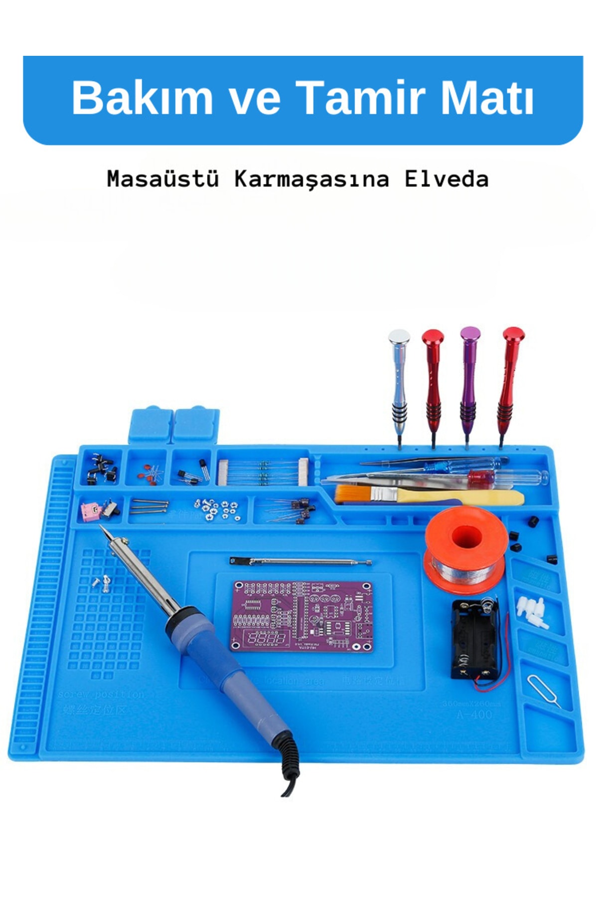 DailyLink S-160 Esd Isıya Dayanıklı Silikon Mat Tamir Pedi