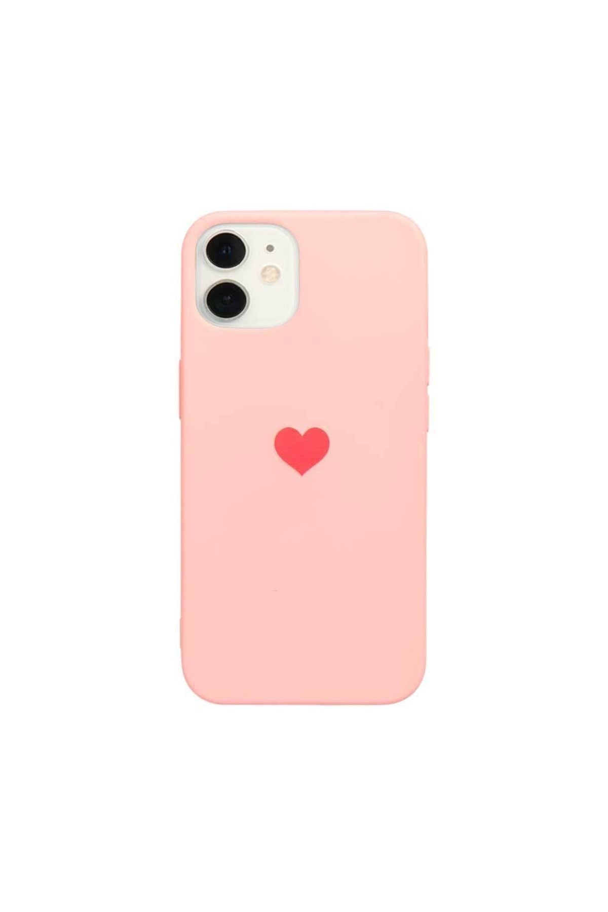 ggcoverstore Iphone 11 Kalp Logolu Süet Silikon Kılıf Pembe Fiyatı