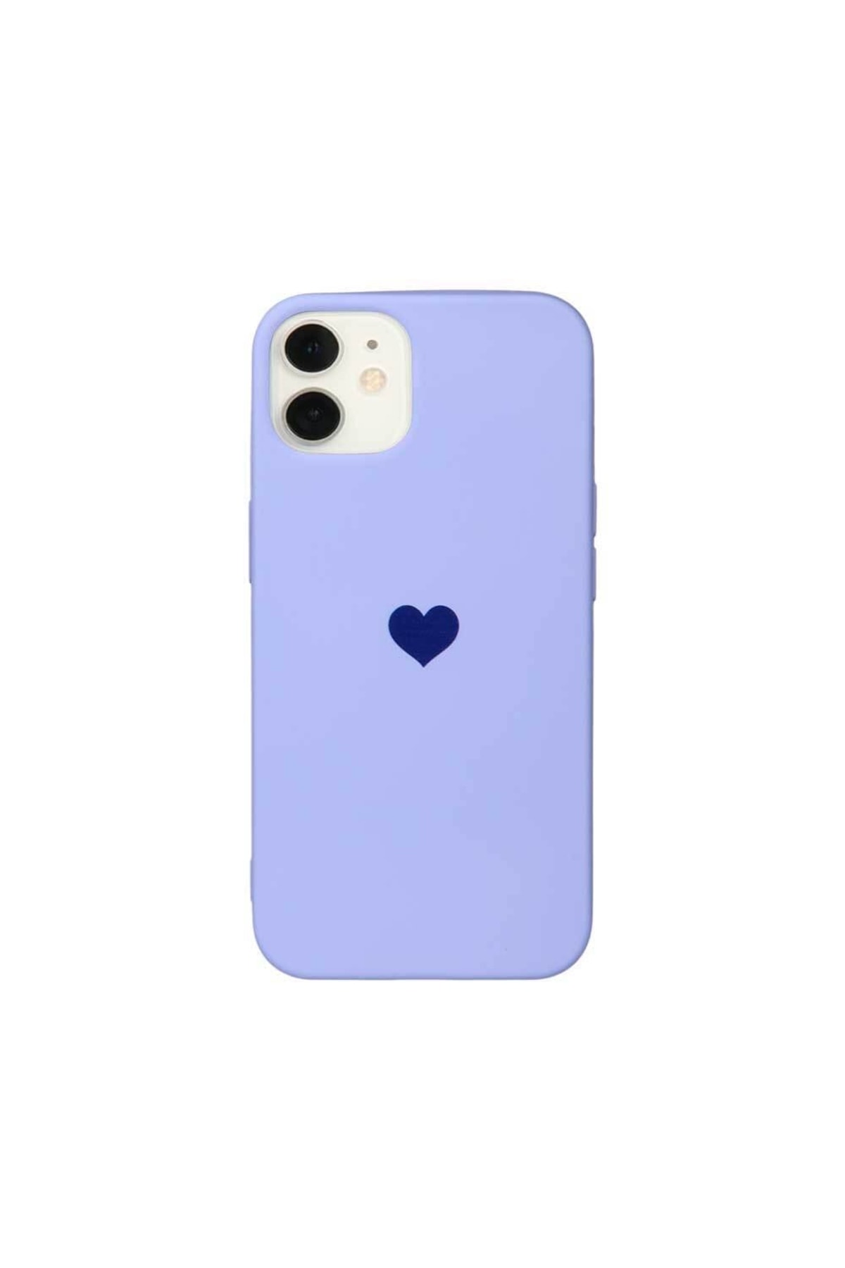 ggcoverstore Iphone 11 Kalp Logolu Süet Silikon Kılıf Lila Fiyatı