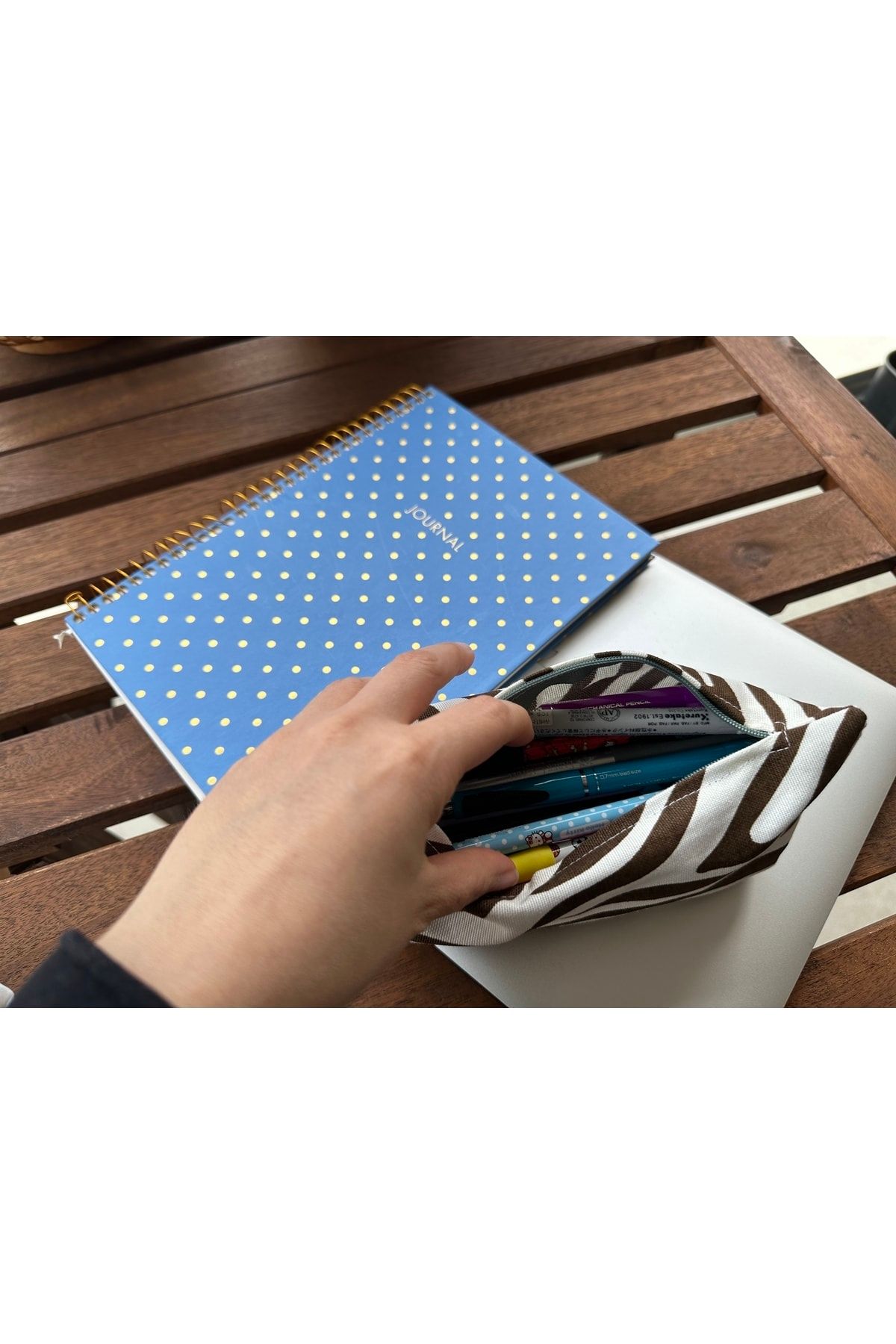 fimugift-Fimu Brown Zebra Pencil Case 4