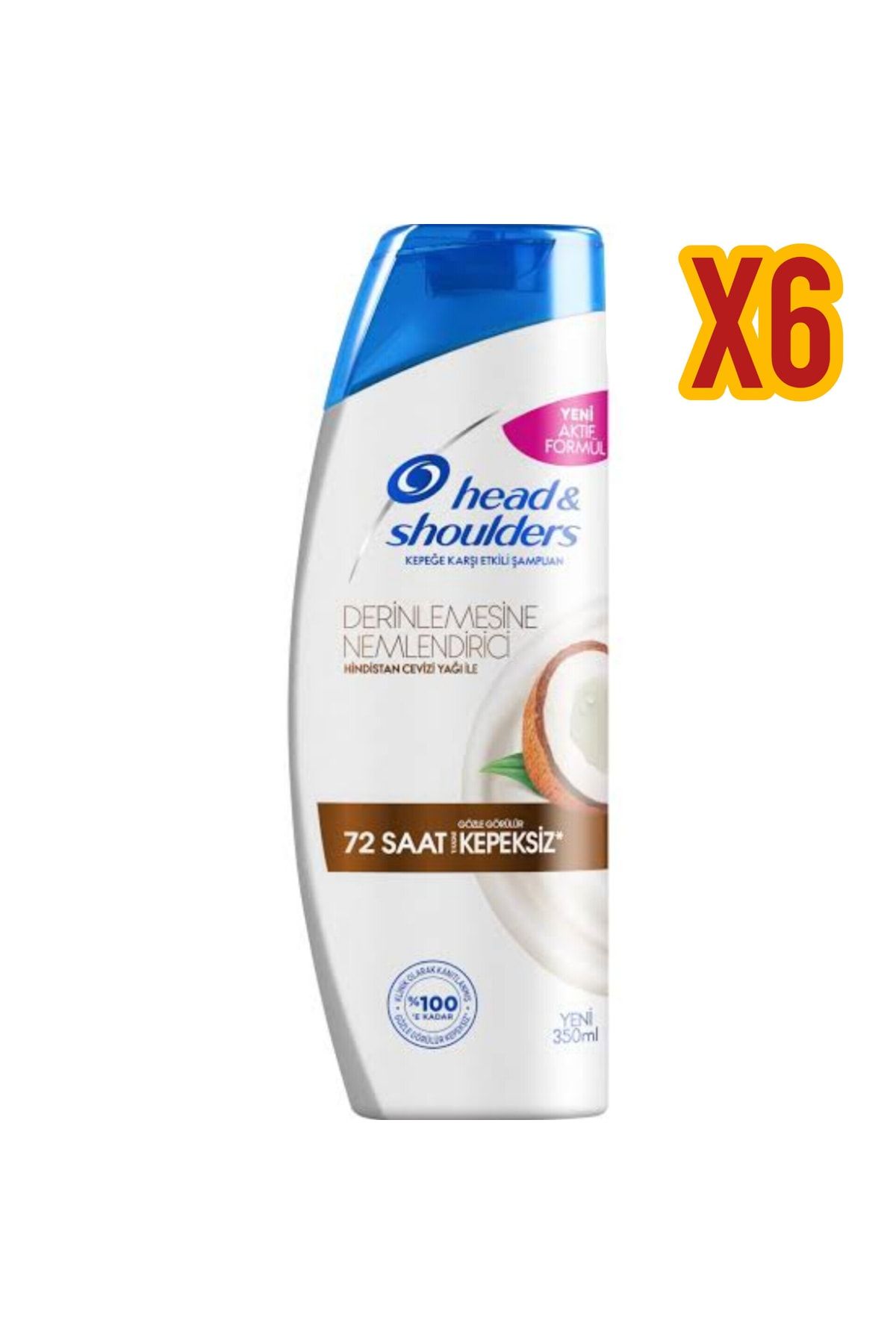 شامپو سر و شانه نارگیل 350 میلی لیتر × 6 عدد head and shoulders