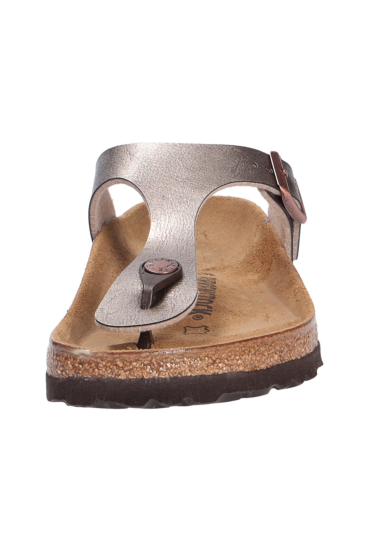 صندل بیرکن استاک زنانه چرم اصل قهوه ای  راسته       | Birkenstock 274-30-0049 DE - تصویر 6