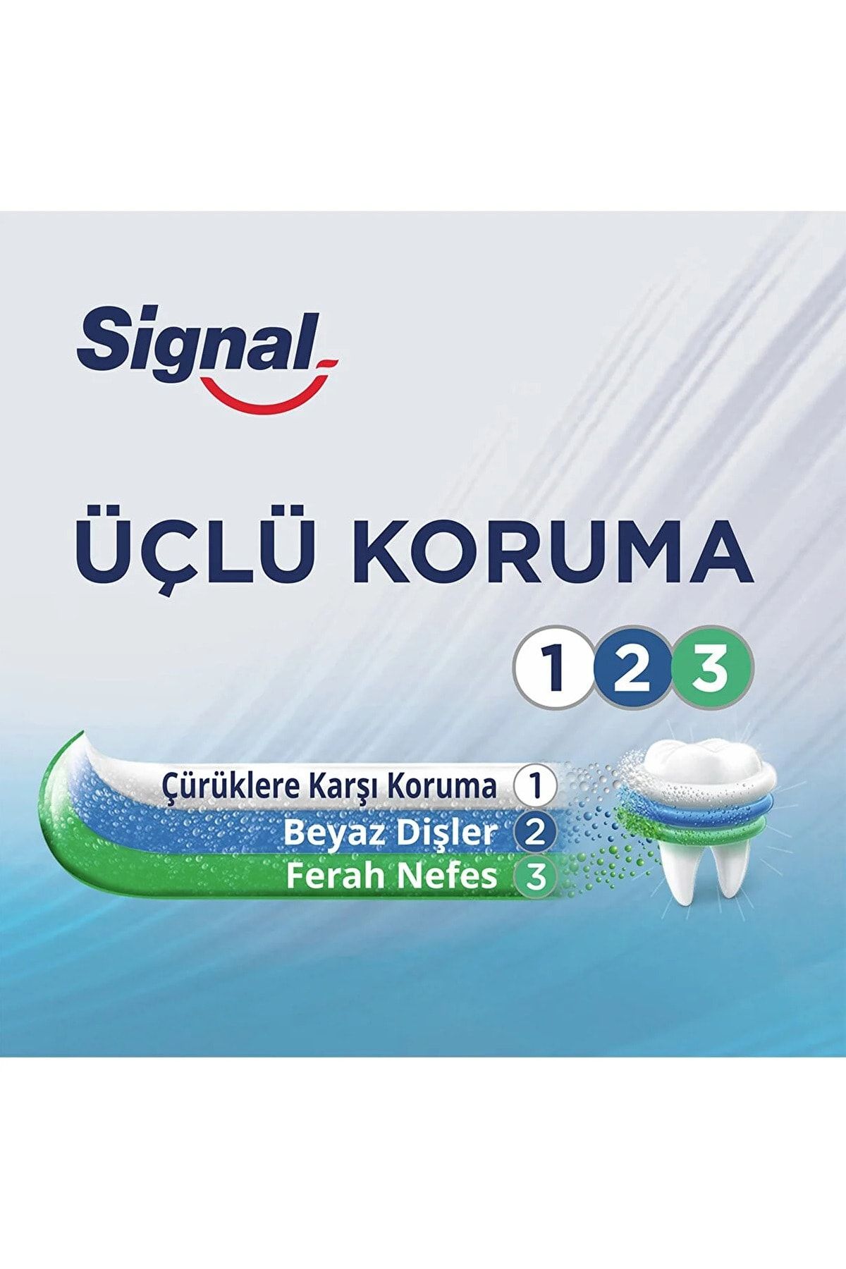 Signal-معجون أسنان حماية ثلاثية عبوة اقتصادية 50 مل × 4 قطع 5