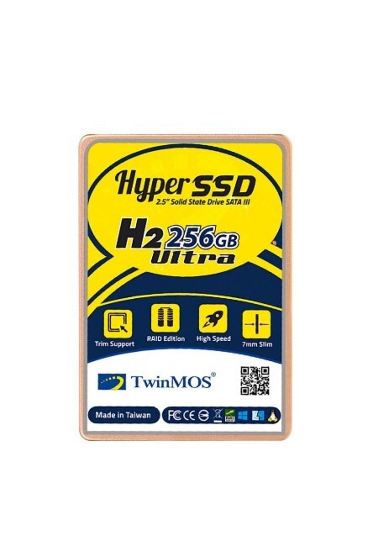 Genel Markalar 256GB 2.5" SATA3 SSD (580Mb-550Mb/s) 3DNAND TM256GH2UGL SSD Disk