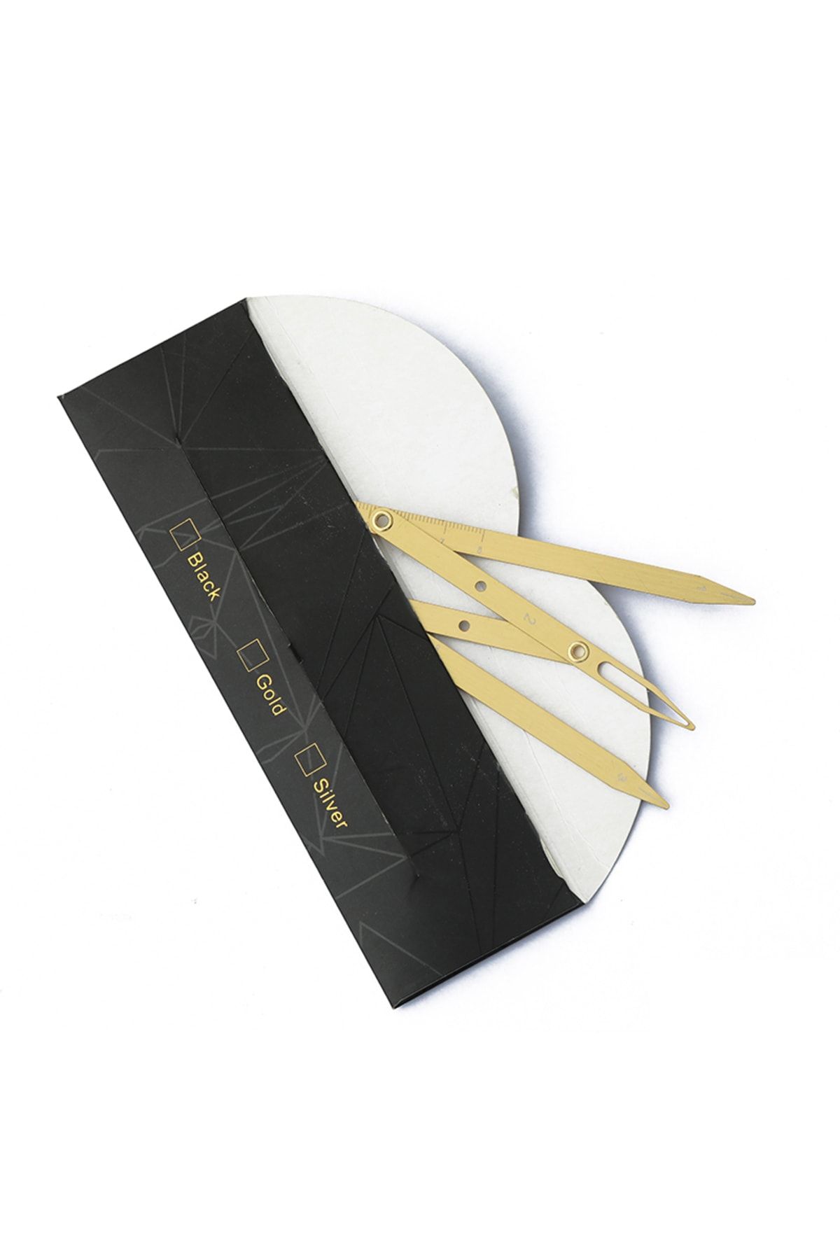 Golden-Prime Gold Ratio Ruler Metal Gold For Microblading And Permanent Makeup 3