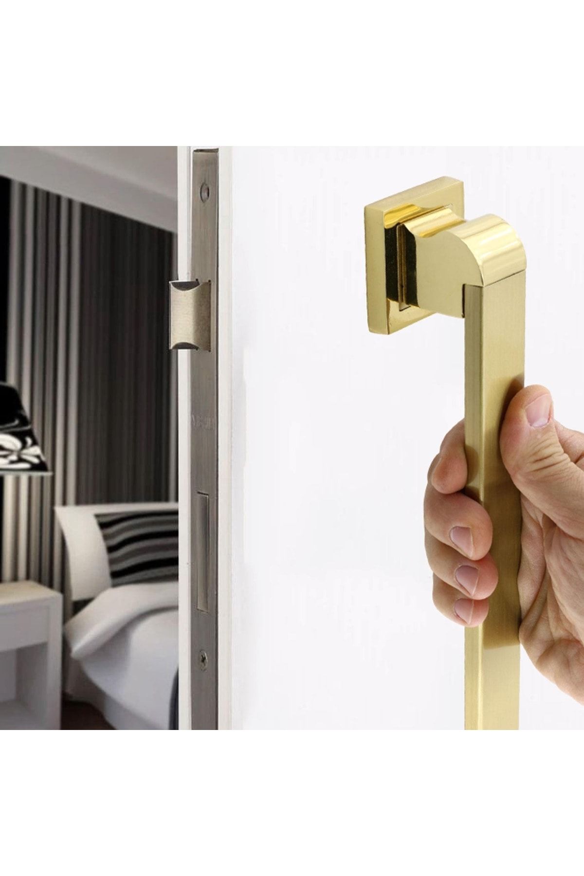 Gold door handles hotsell