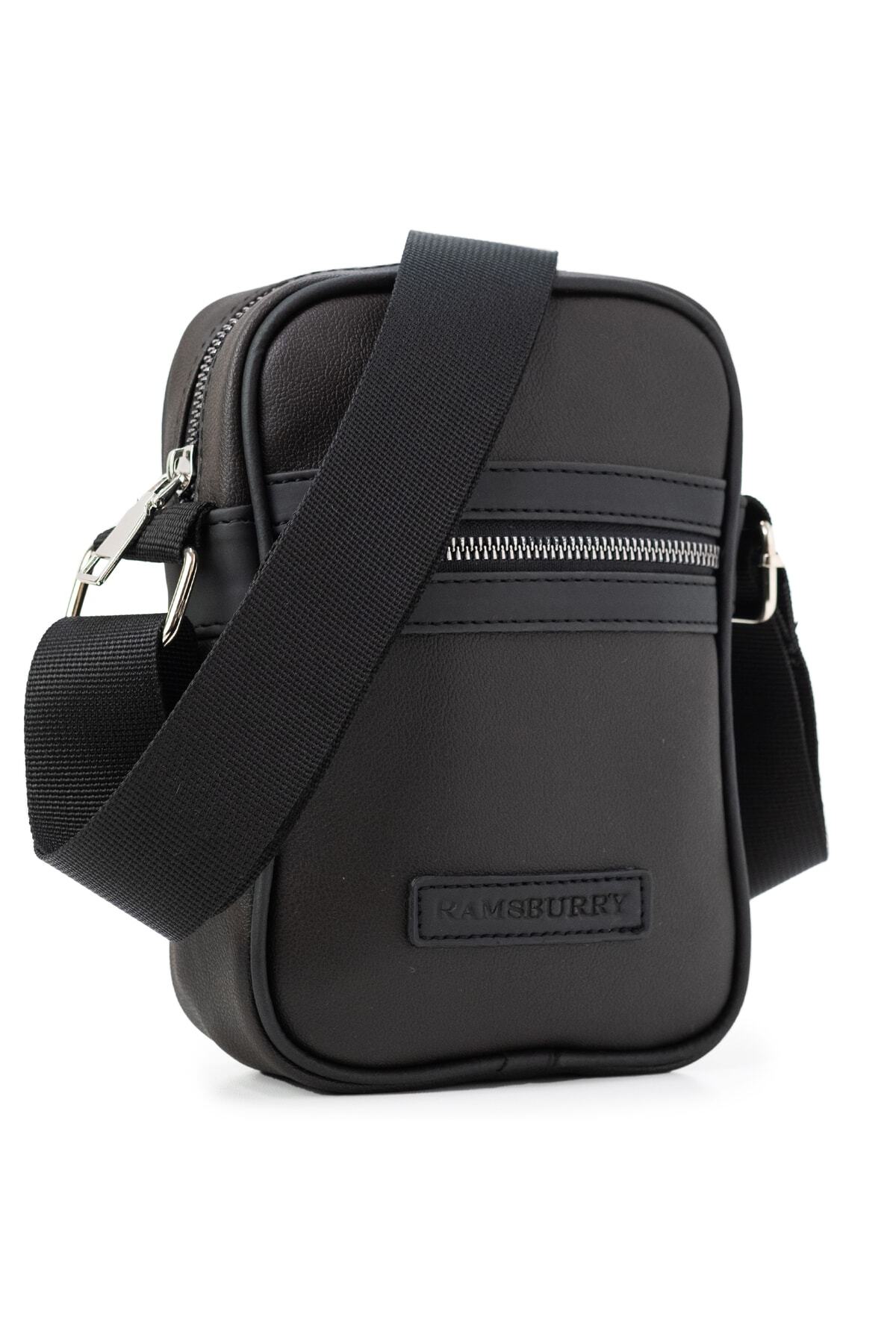 Ramsburry  Unisex Çapraz Ayarlanabilir Askılı Göğüs Çantası Çok Gözlü Bodybag - Görsel 6