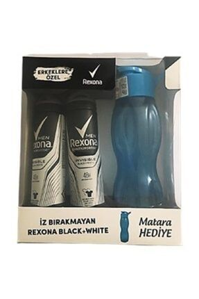 2 Adet Men Invisible Black-white Deodorant 150 Ml ve 1 Adet Matara ( 1 Adet ) 67248606
