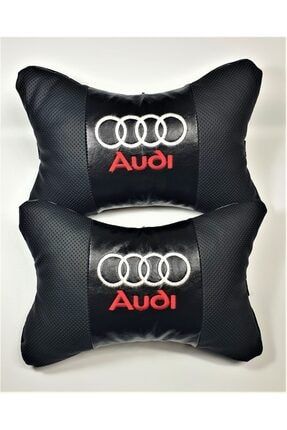 Audi Papyon Yastık - Boyun Yastığı - Deri Yastık Audi Logolu yastık000001