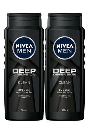 Men Deep Dimension Erkek Duş Jeli 500 ml x 2 SET.NVE.238