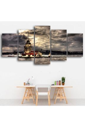 5 Parçalı Istanbul Kanvas Tablo (110x60cm) BEŞ870