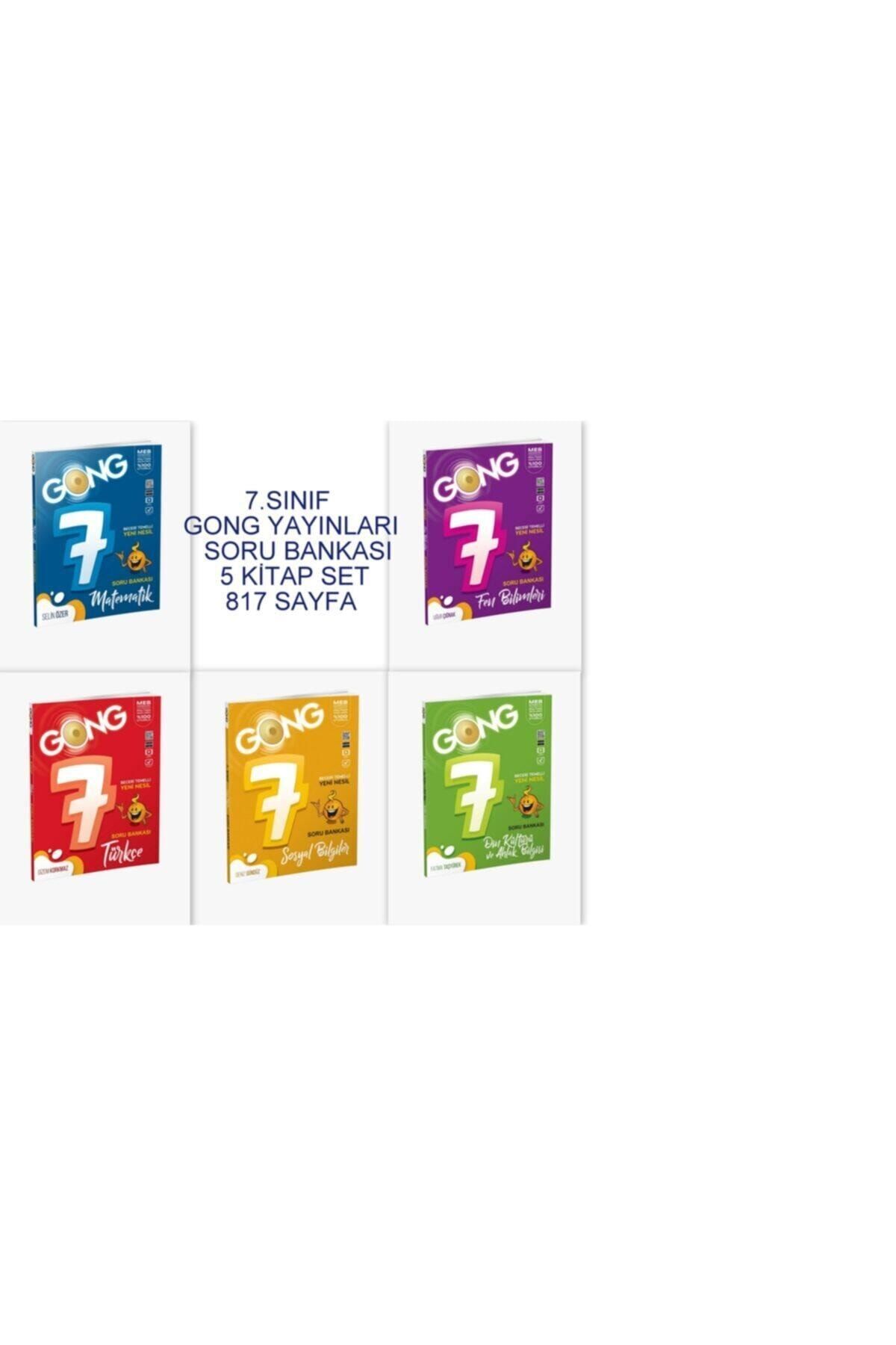 7 sinif gong yayinlari soru bankasi 5 kitap set