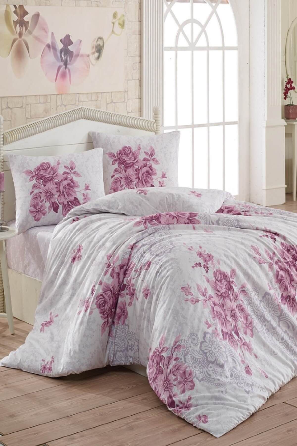 Kristal By Taç-Set cuvertură de pilota Henna Plum - 2687821101409 1