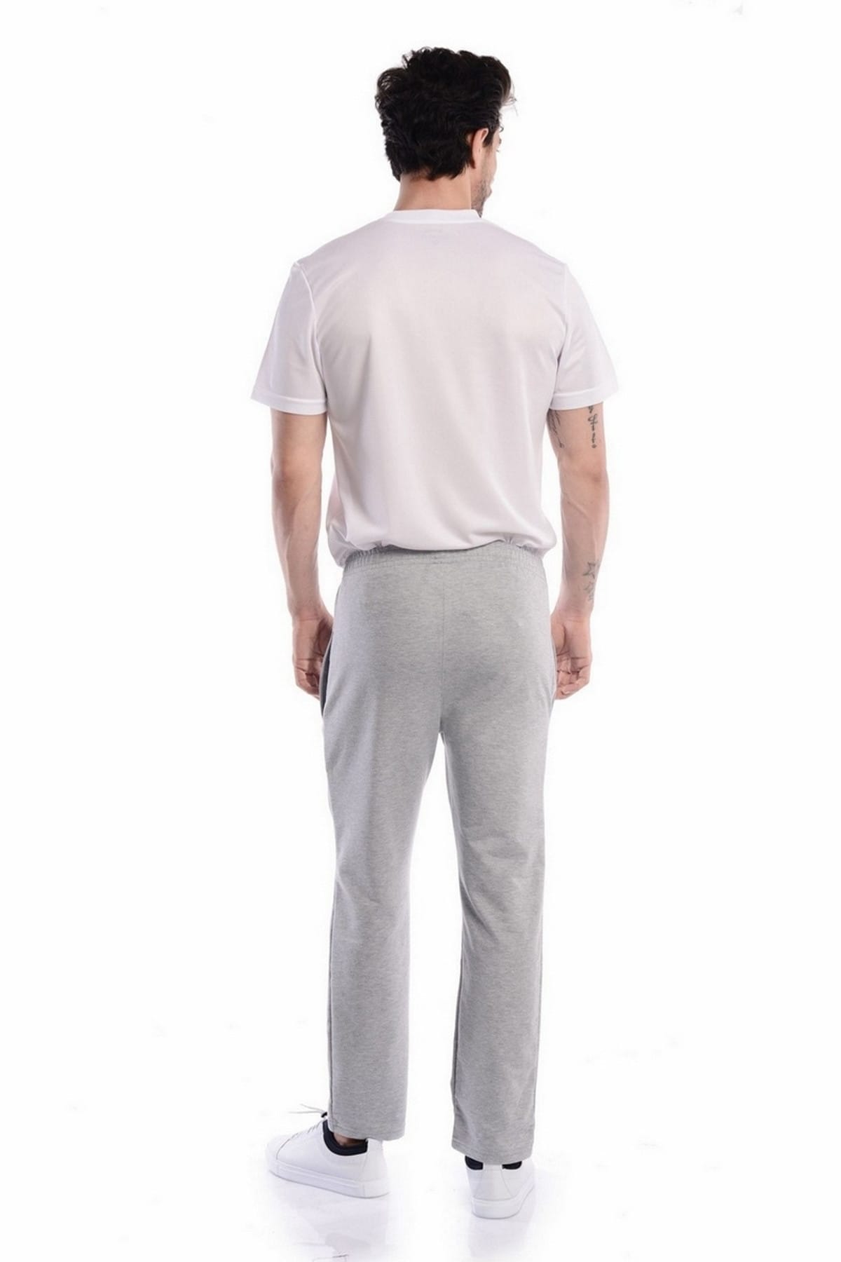 شلوار گرمکن ورزشی اسلازنگر مردانه  خاکستری بیسیک راسته Regular/رگولار فاق نرمال   Regular/رگولار کژوال/روزمره | Slazenger ST17PE023 TR - تصویر 4