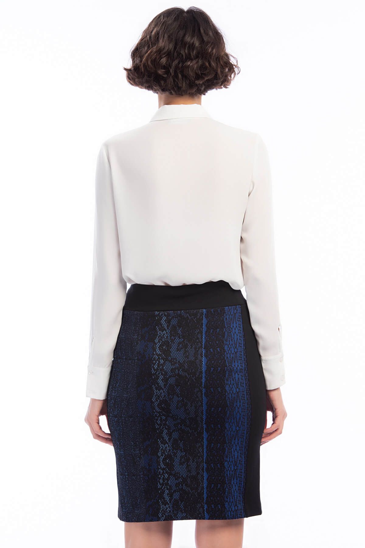 Laranor-Women's Patterned Skirt 19L6396 2