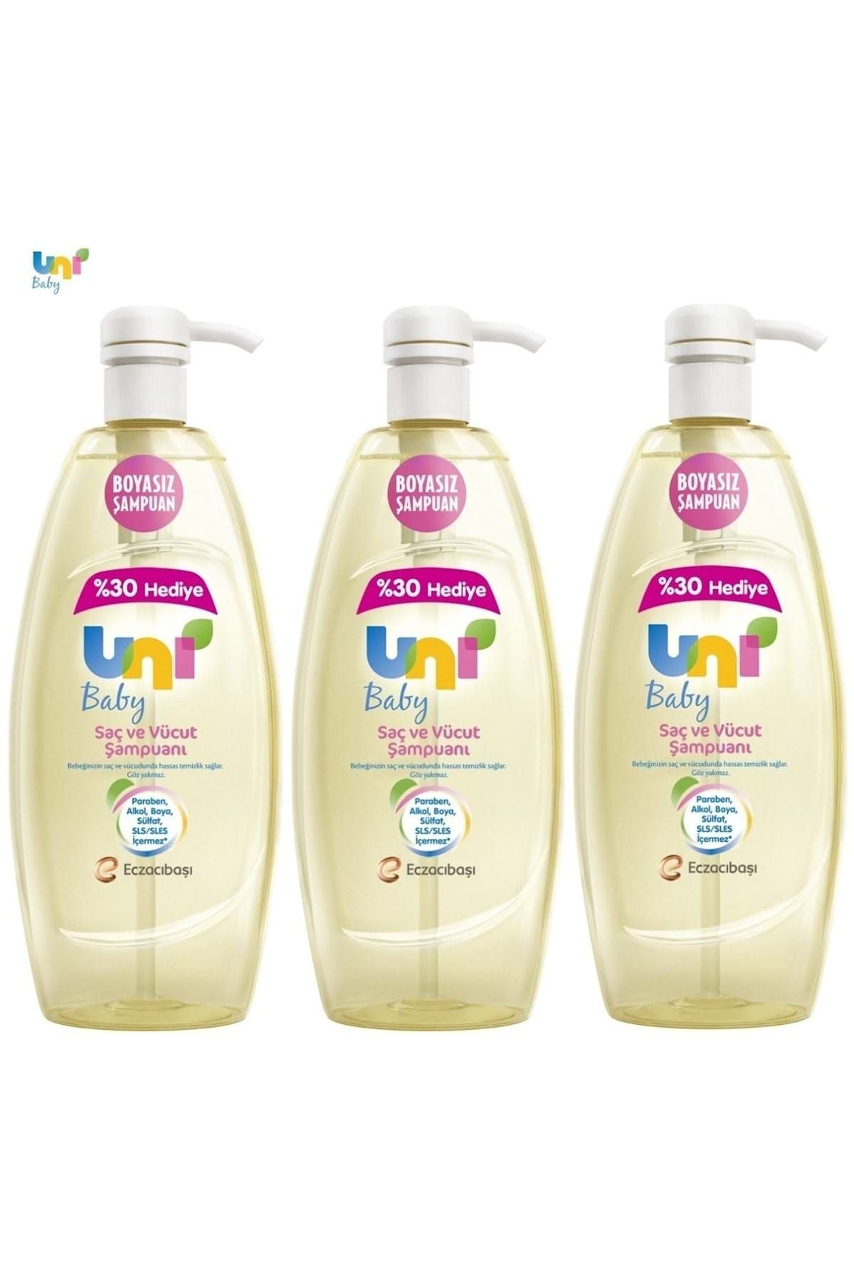 uni baby sampuan boyasiz pompali bebekler icin 3 lu set 900 ml fiyati yorumlari trendyol