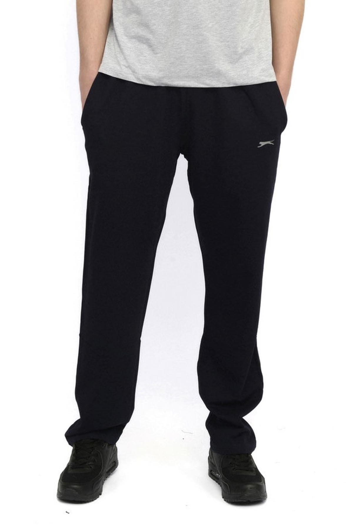 شلوار ورزشی اسلازنگر مردانه پنبه ای آبی سرمه ای   Regular/رگولار     Daily/روزانه | Slazenger ST19PE003 TR - تصویر 6