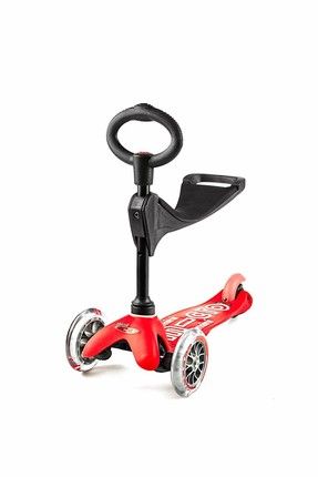 Mini 3İn1 Deluxe Red Scooter / MCR.MMD015