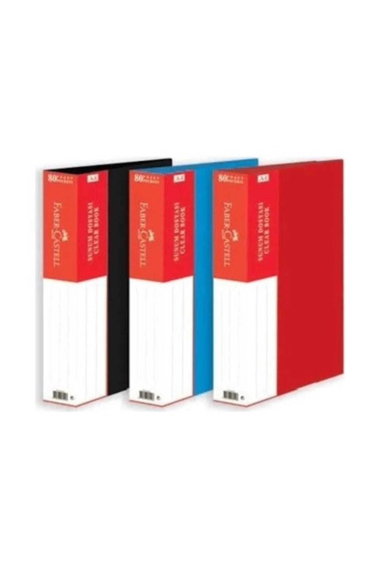 Faber Castell Faber-Castell Standart Sunum Dosyası 100 Yaprak Kırmızı /