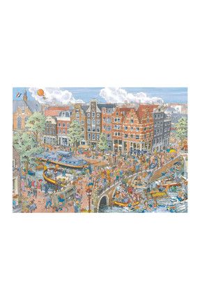 1000 Parçalı Puzzle Amsterdam Karikatür-191925 RAV191925