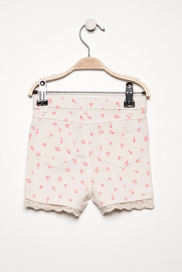 Koton-Ecru Baby Girl Shorts 2