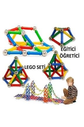 Manyetik Lego Seti 37 Parça Eğitici Oyuncak HYD-3047086-9910