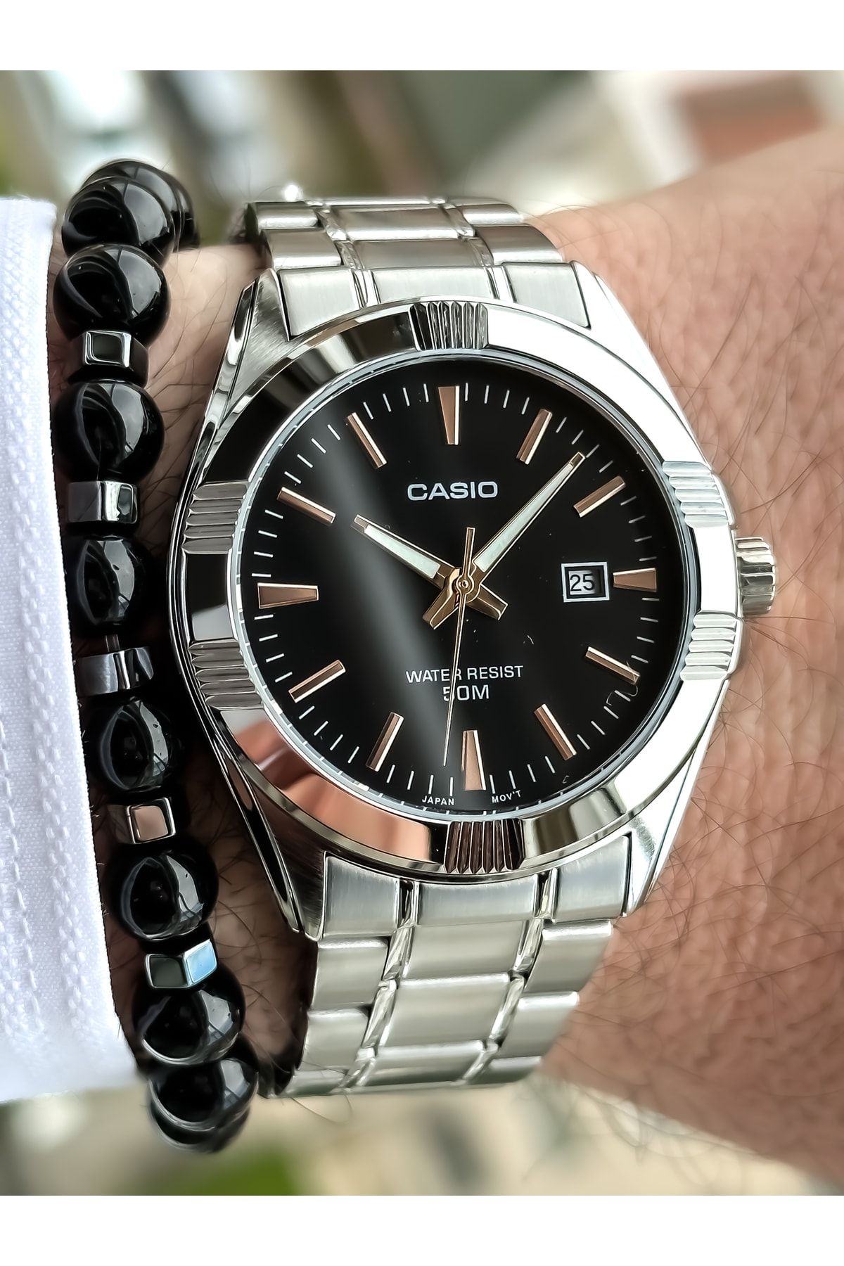 Casio Full Steel Calendar Men s Wristwatch Bracelet in Original