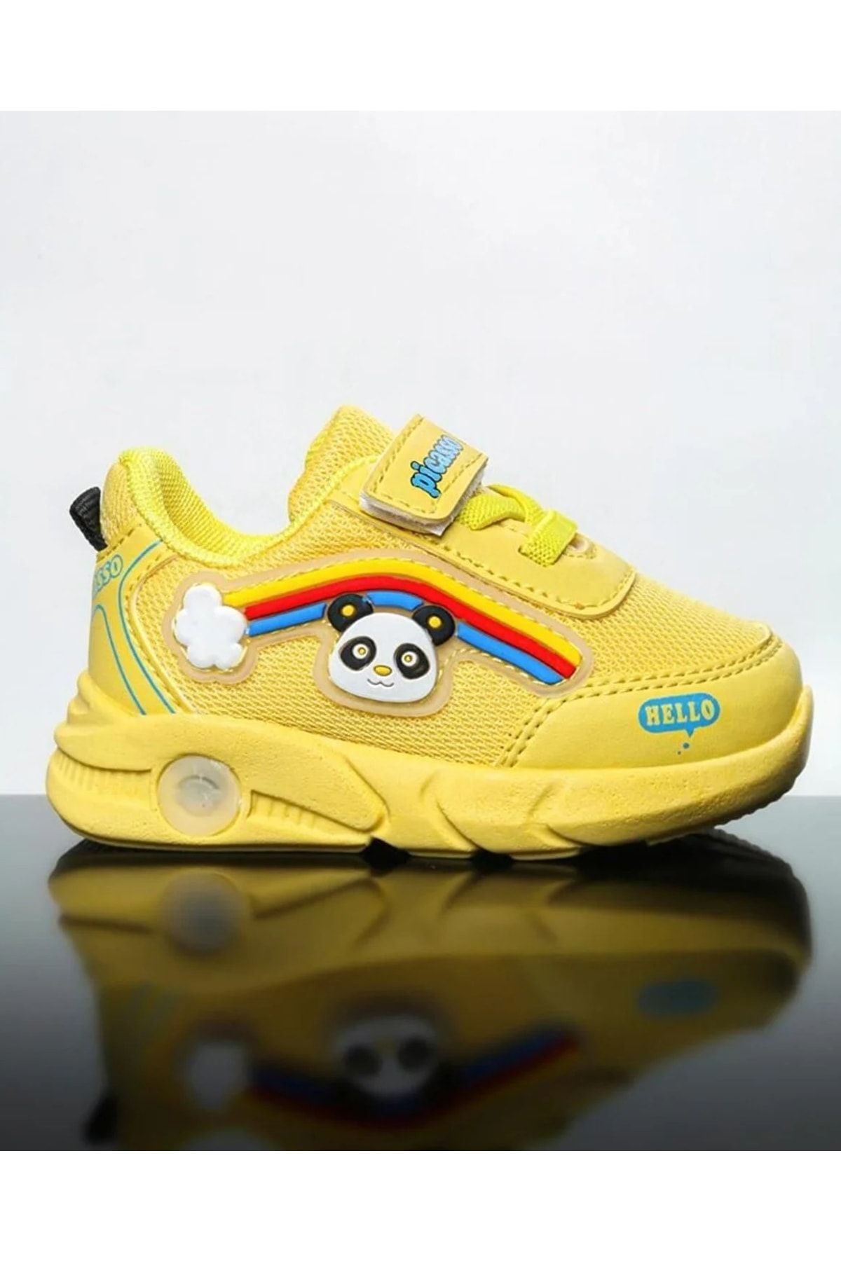 Yellow light up shoes top