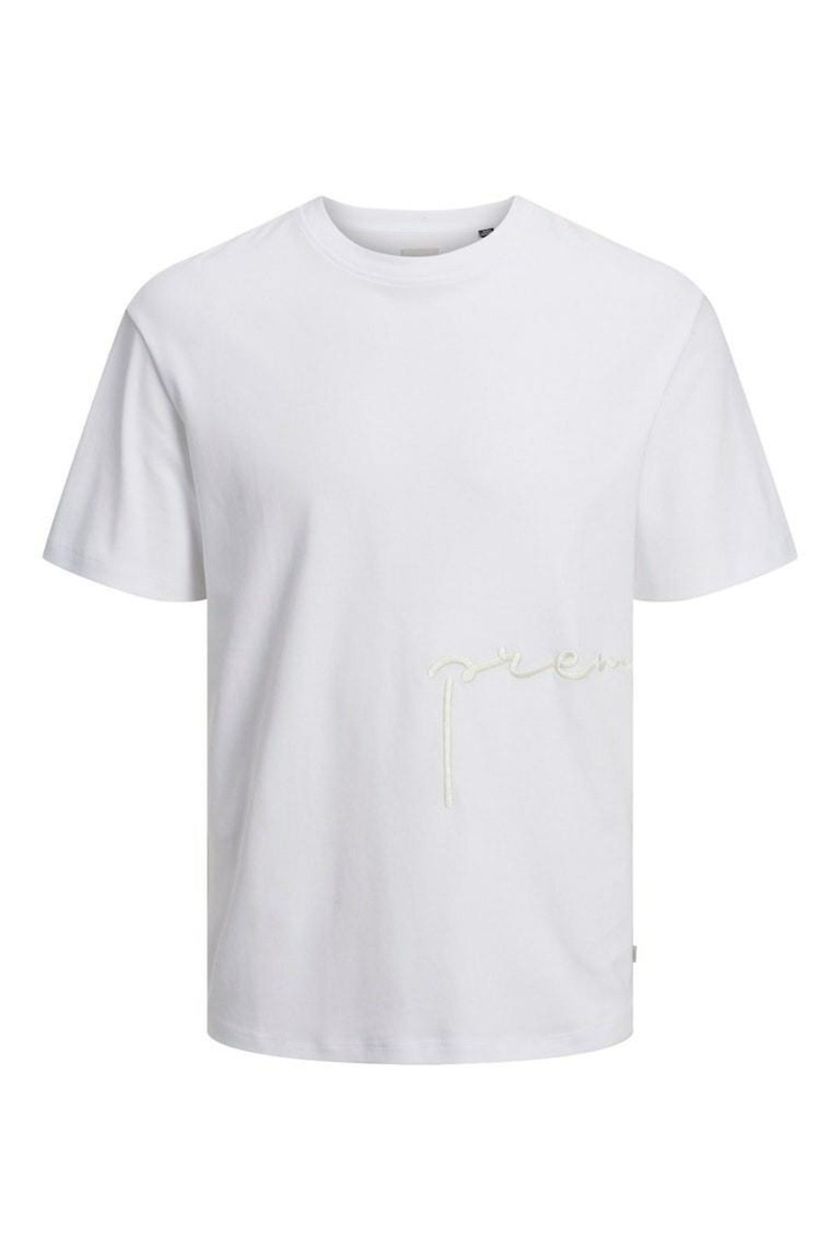 تیشرت جک اند جونز 12236062-Bright Whi
