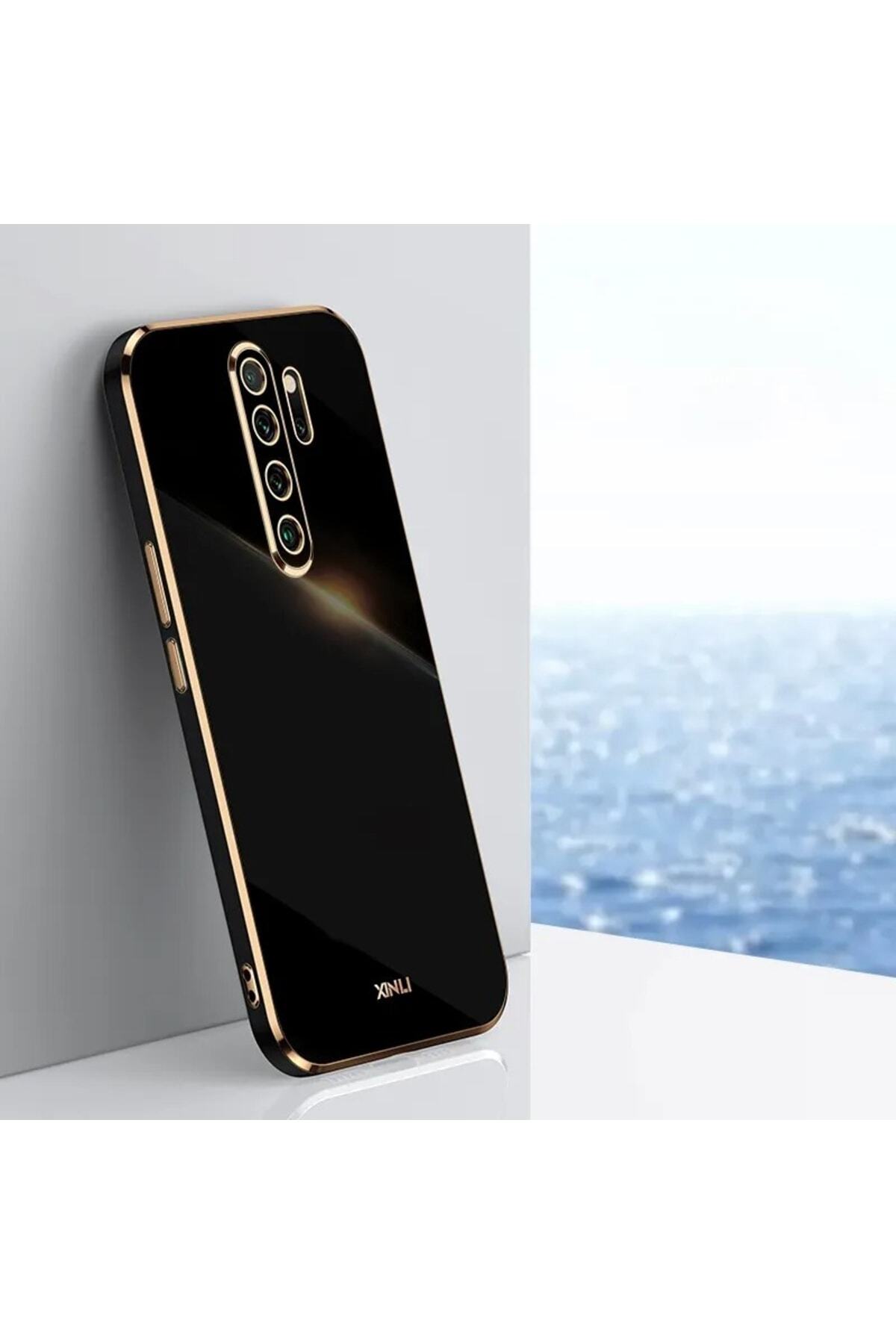 Xiaomi Note 8 Pro Compatible Case Gold Detailed Vivid Color Silicone