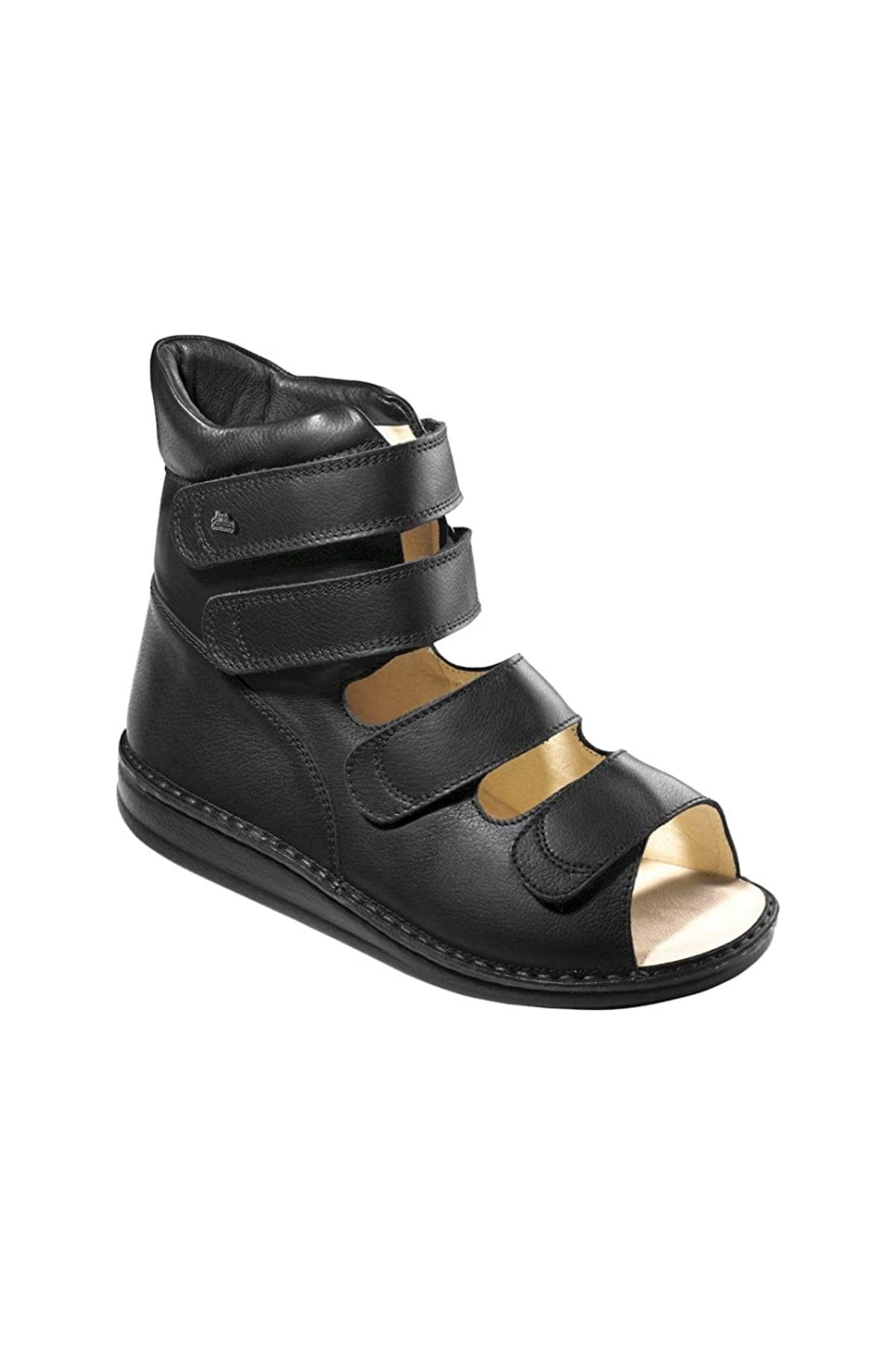 Finn Comfort Walkingschuh Schwarz Flacher Absatz