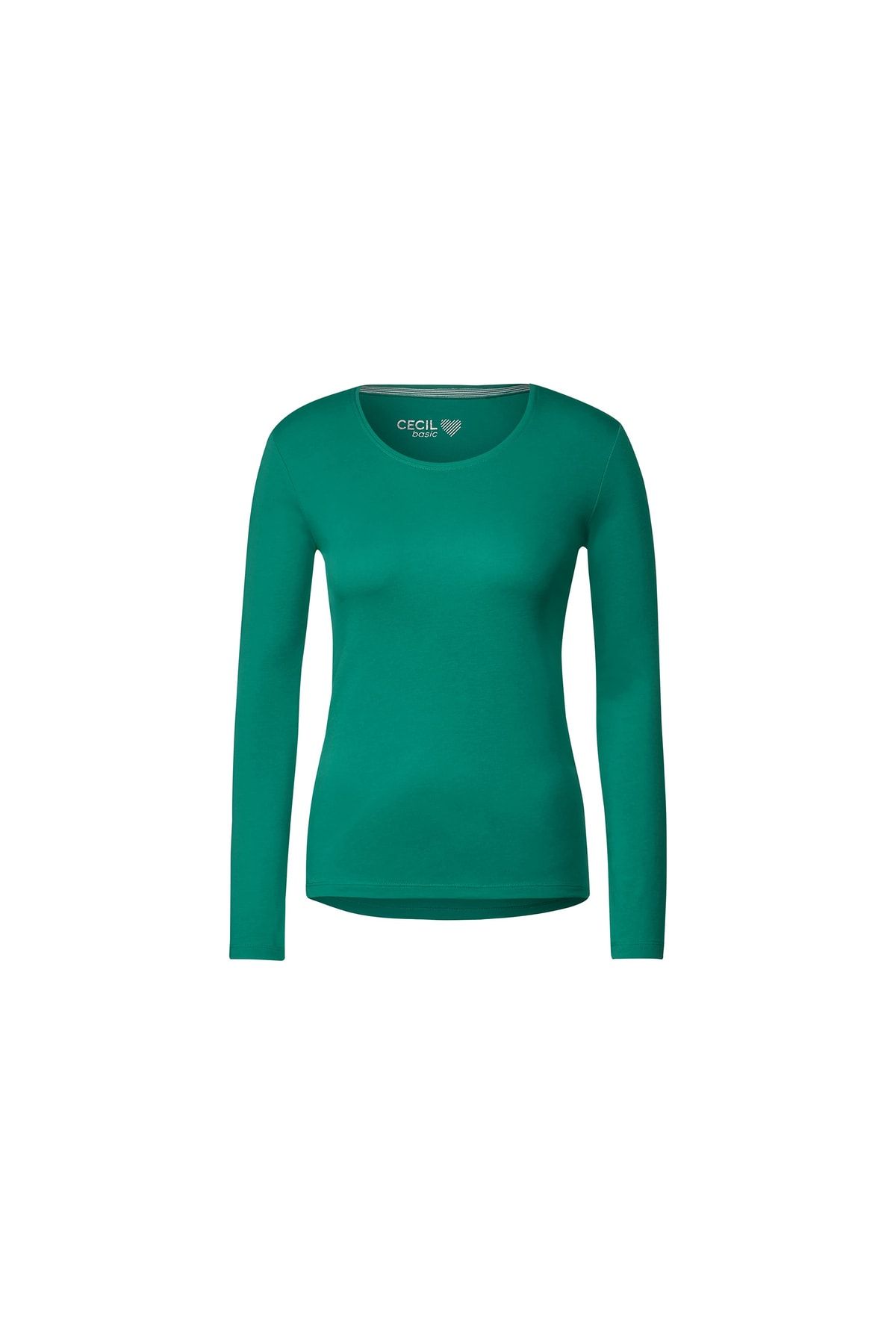 CECILIE COPENHAGEN T-Shirt Grün Regular Fit Fast ausverkauft
