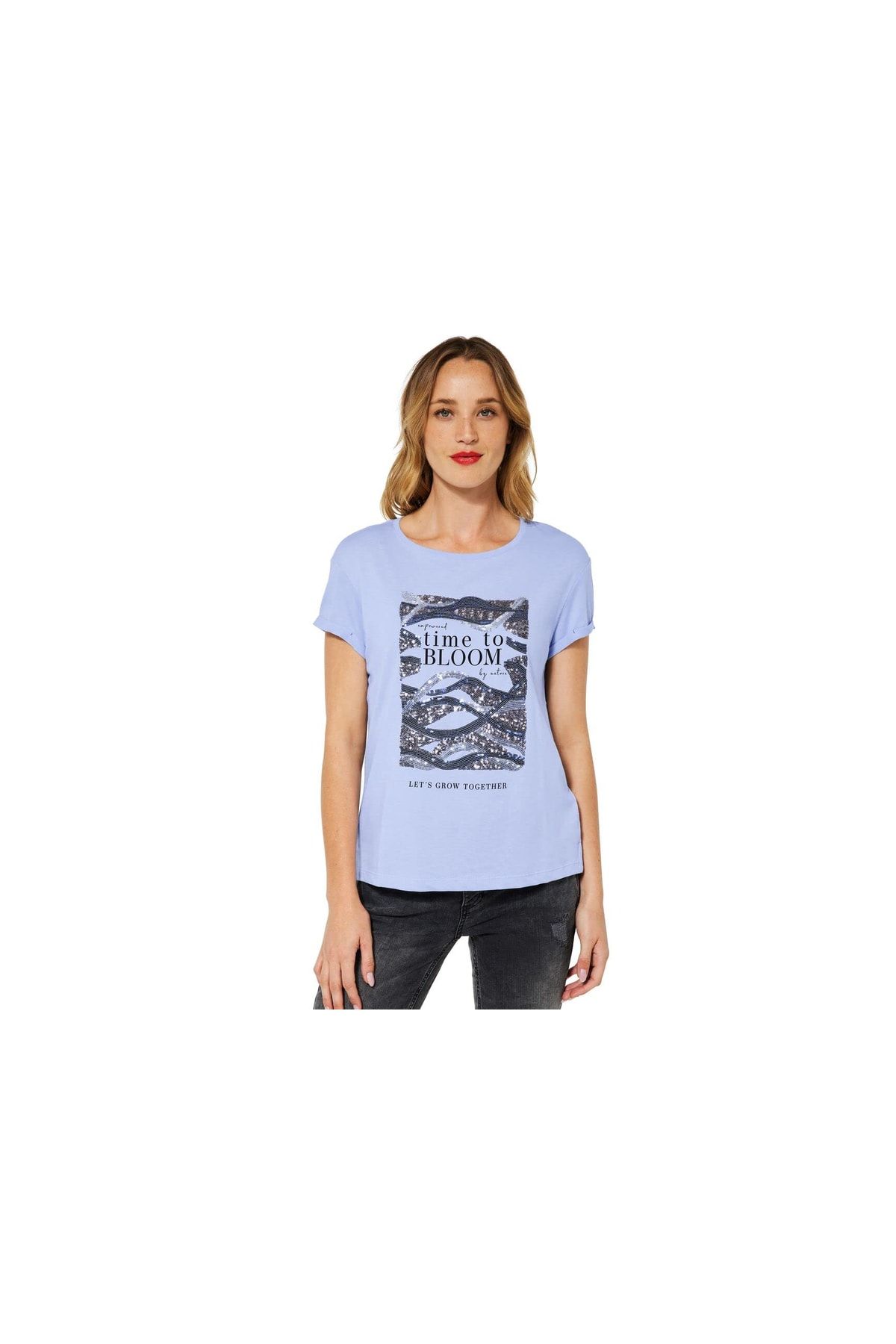 Street One T-Shirt Mehrfarbig Regular Fit