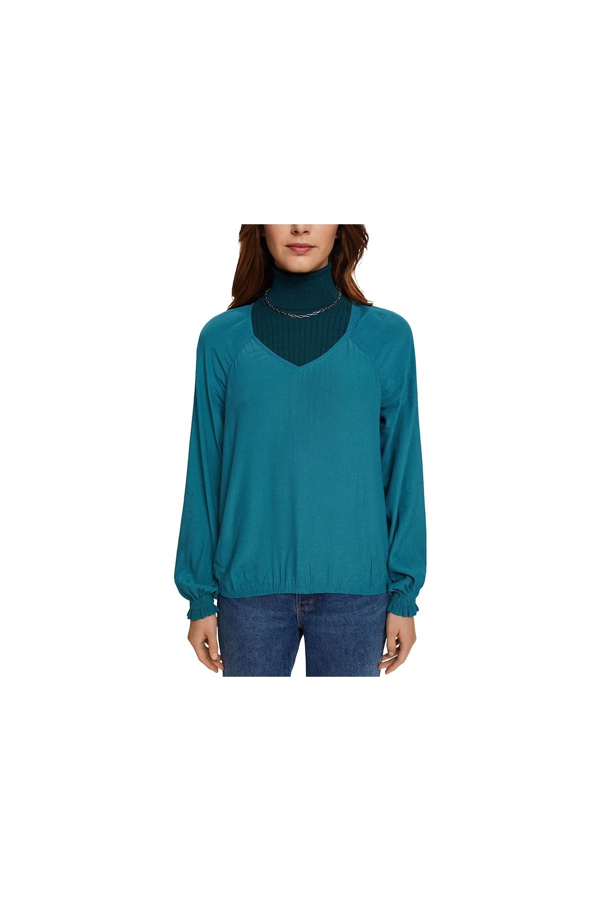 Esprit Bluse Mehrfarbig Regular Fit Fast ausverkauft