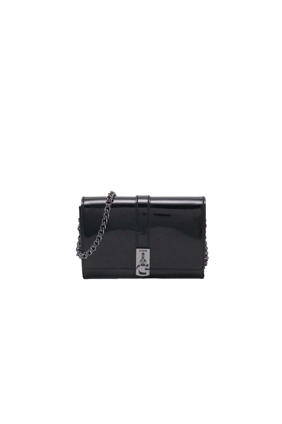 Guess Handtasche Schwarz Strukturiert Fast ausverkauft