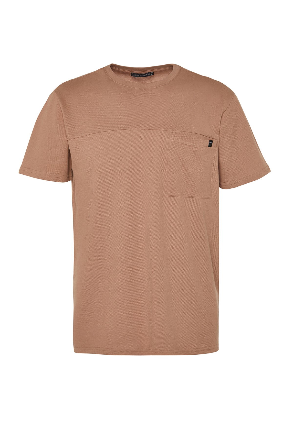 Trendyol Collection T-Shirt Braun Relaxed Fit
