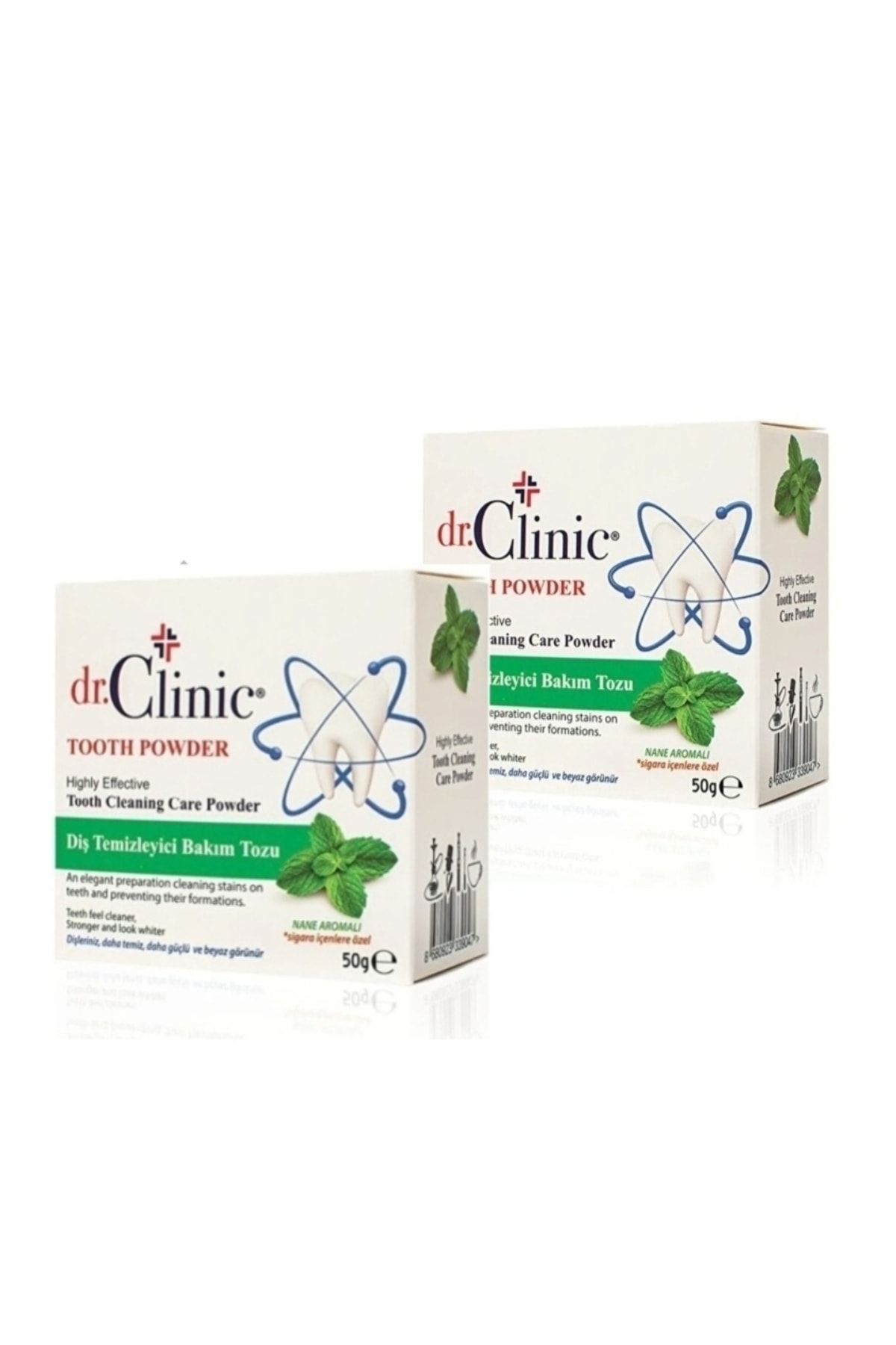 Dr. Clinic Diş Parlatma Tozu 50 Gr X 2 Adet