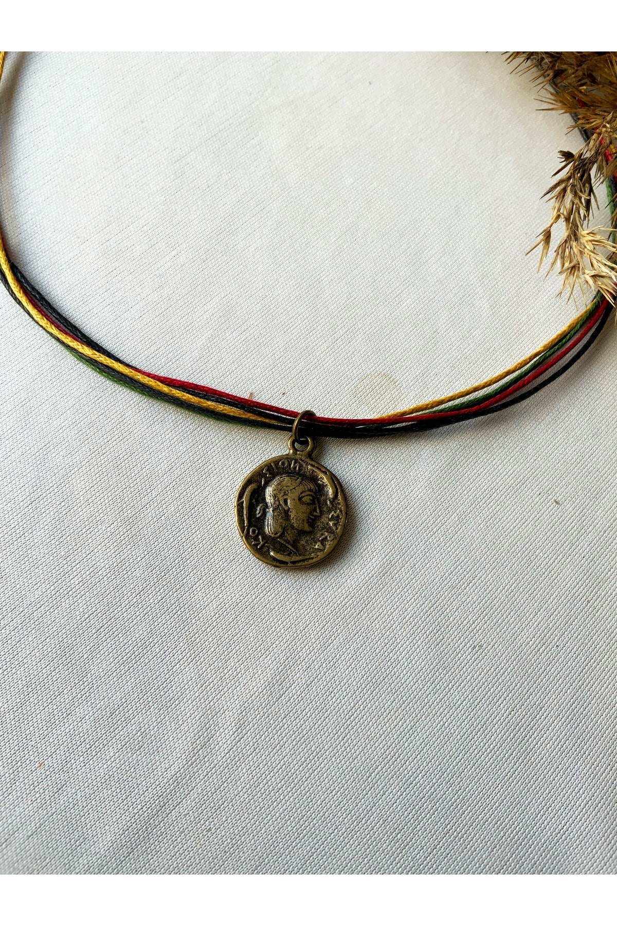 Authentic Medallion Necklace Multi Rope Ethnic Necklace