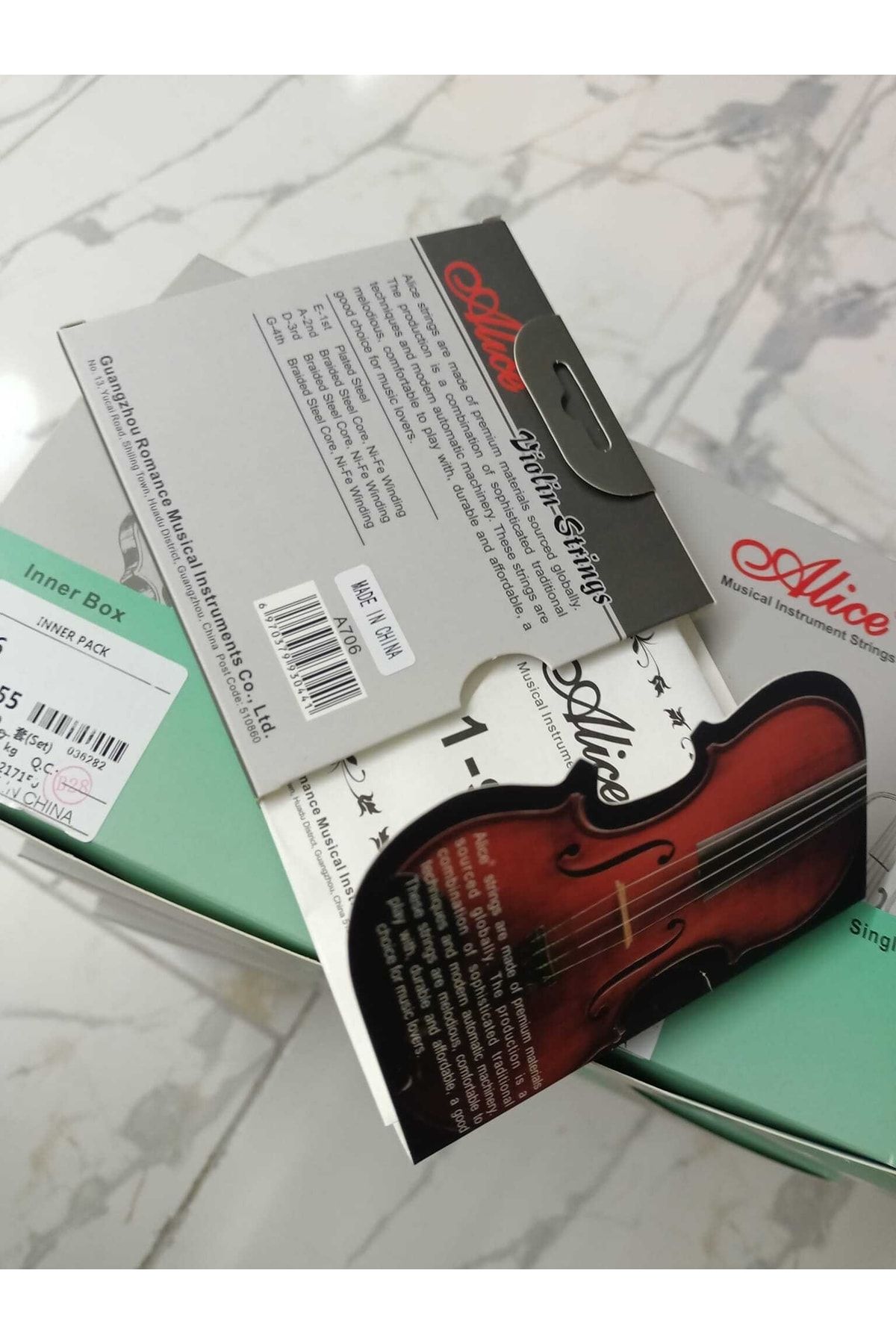 Alice-A706 Model Top Quality Violin String Set 5