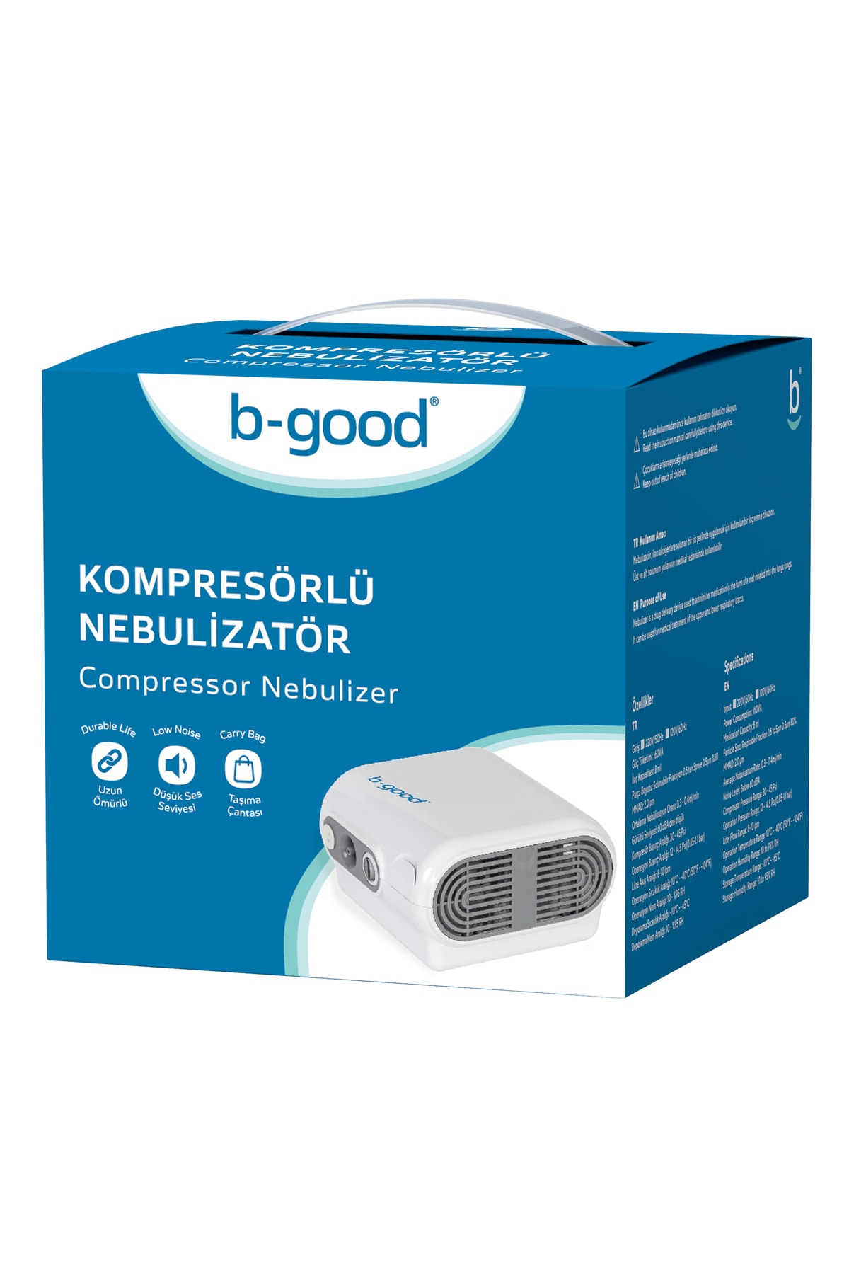 B-GOOD Kompresörlü Nebulizatör (taşıma Çantası Hediyeli)
