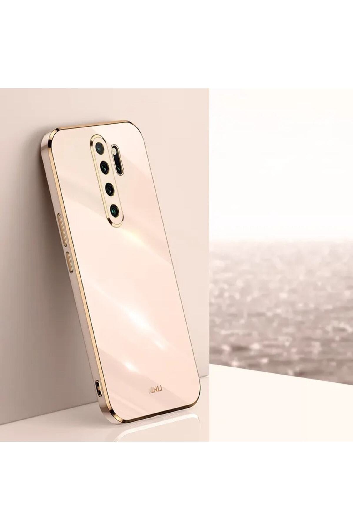 Xiaomi Note 8 Pro Compatible Case Gold Detailed Vivid Color Silicone