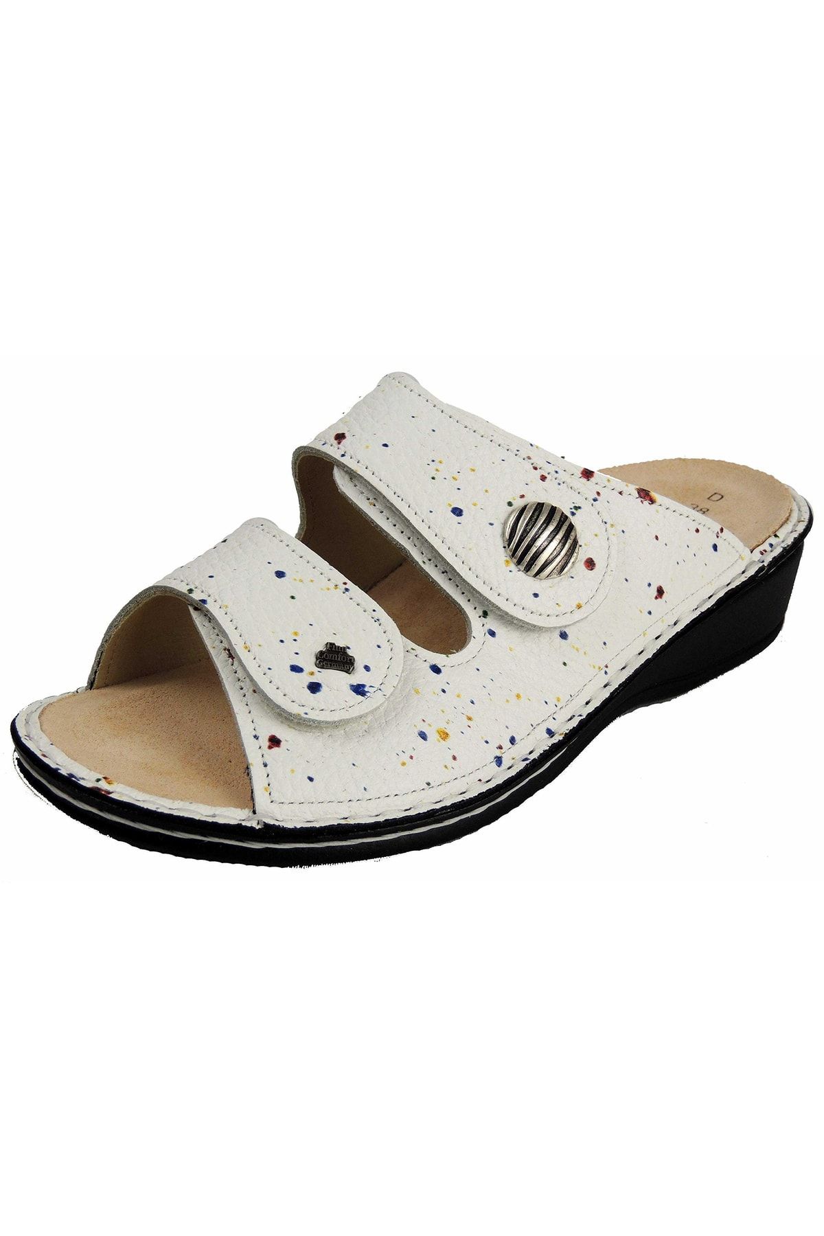 Finn Comfort Sandalette Weiß Flacher Absatz Fast ausverkauft