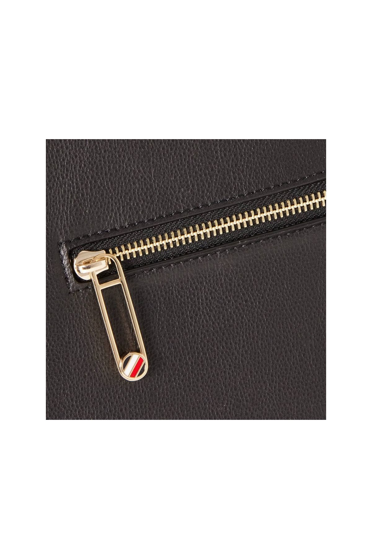 Tommy Hilfiger Handtasche Schwarz Strukturiert