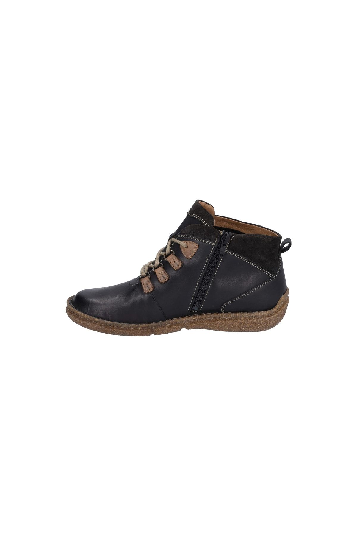 Josef Seibel Stiefelette Schwarz Flacher Absatz Fast ausverkauft