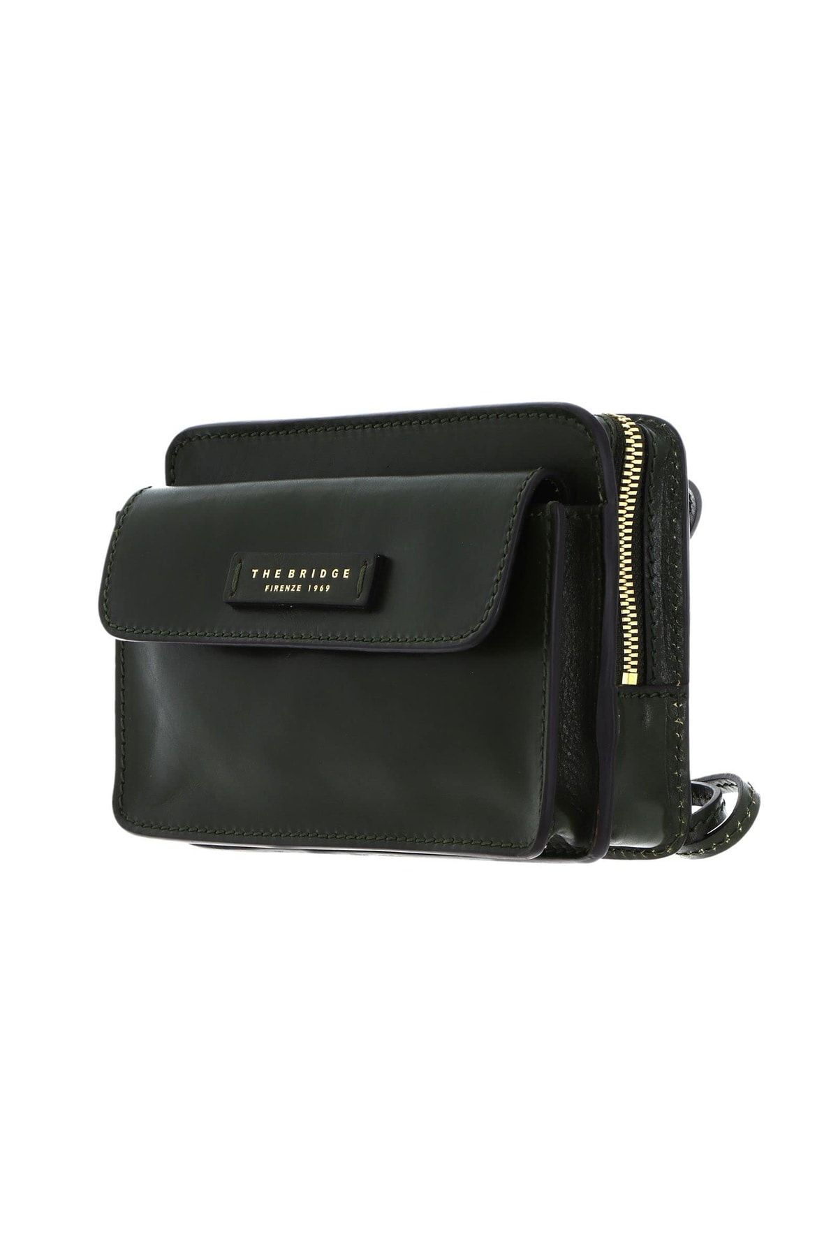 The Bridge Handtasche Grün Strukturiert Fast ausverkauft
